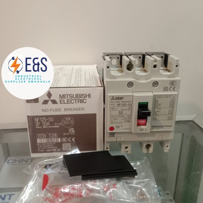 PROMO MCCB BREAKER MITSUBISHI NF125-SV 3P 50A 80A 100A 125A / NF125 SV MURAH