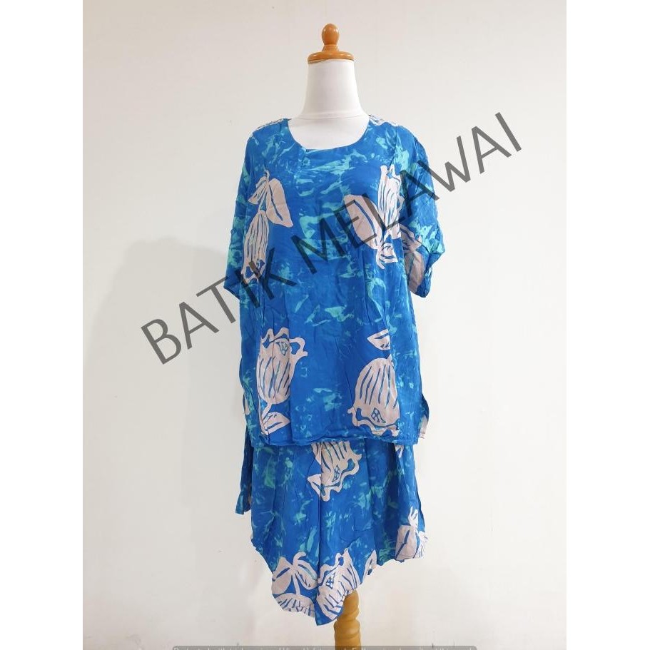 Setelan Batik Premium Sunan Ori Kulot Tangan Pendek Ts