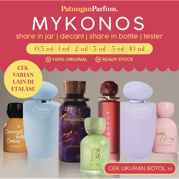 KP234 Decant MYKONOS - Aphrodite, Matcha Latte Share in Jar HEMAT