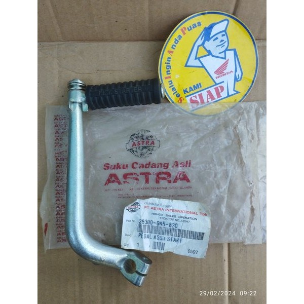 Kick Stater Pedal Selah Slah Selahan Engkol Engkolan Honda Astrea Prima Star Grand Legenda Supra X 1