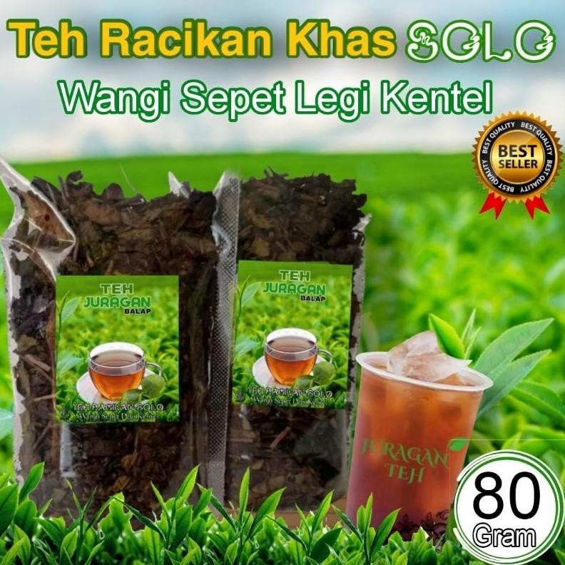 

Bisa Diandalkan Teh Juragan Balap Teh Racikan Khas Solo Wangi Sepet Legi Kentel 80Gr