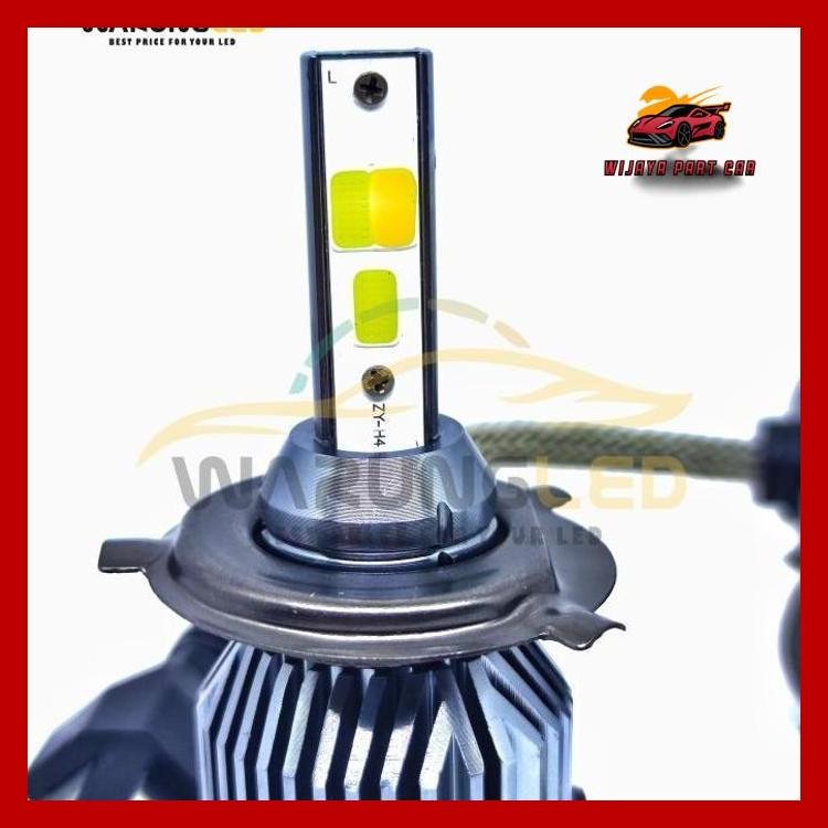 LAMPU UTAMA MOBIL LED X9 ECO9 LUMINOS H4 3 WARNA SUPER BRIGHT