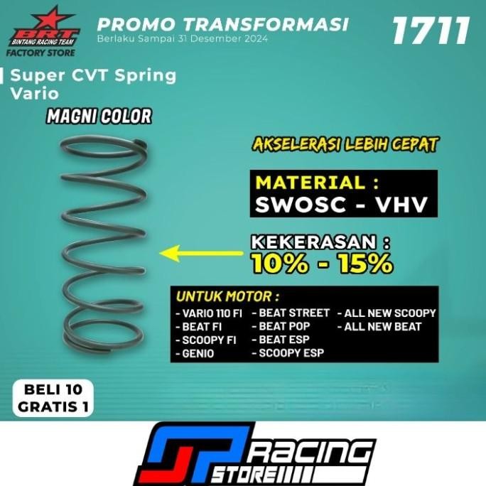 Per Cvt / Cvt Spring Brt Vario 110 Fi/Beat Fi/Beat Esp/Genio/Scoopy Fi