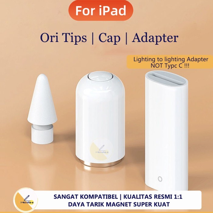 Apple Pencil Charger Adapter/1th Apple Pencil Tutup/Tip Apple Pencil
