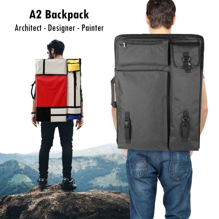 

TERLARIS! Tas Arsitek Backpack Ransel Gambar Lukisan A2 A3 Kuas