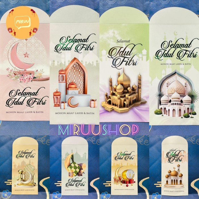 

HOT SALE ANGPAO ANGPAU AMPLOP LEBARAN IDUL FITRI RAMADHAN EID MUBARAK ISI 30BH AKL62