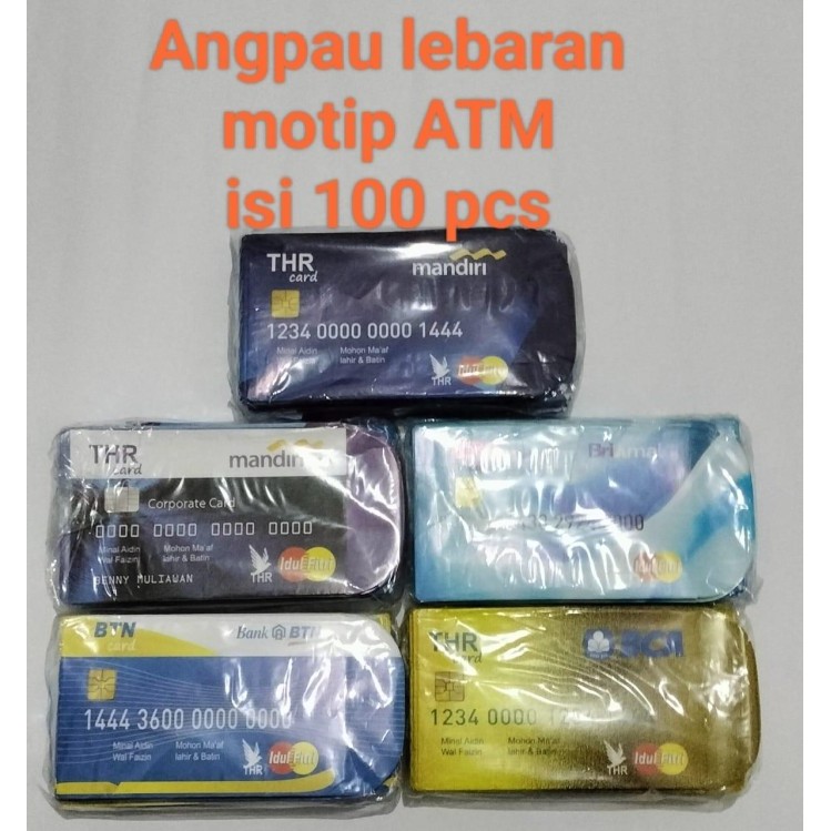 

BERAGAM TERBARU AMPLOP LEBARAN KARTU ATM UKURAN 14CMX7CM [ 50 PCS ] KLF69