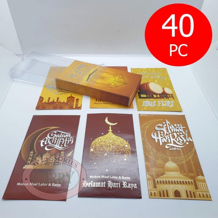 

MILIKI SEGERA ANGPAO IDUL FITRI LEBARAN ISI 40 MEWAH 17 CM AMPLOP UANG MERAH ORANGEA WQL7