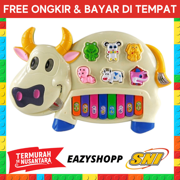 Ready Mainan Anak Bayi Piano Edukasi Laki Laki Perempuan 1 2 3 4 Tahun Bulan