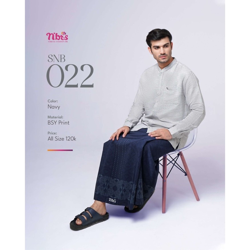 Sarung Nibras Snb 022 / Sarung Nbrs Terbaru / Sarung Sholat Pria / Perlengkapan Sholat Pria