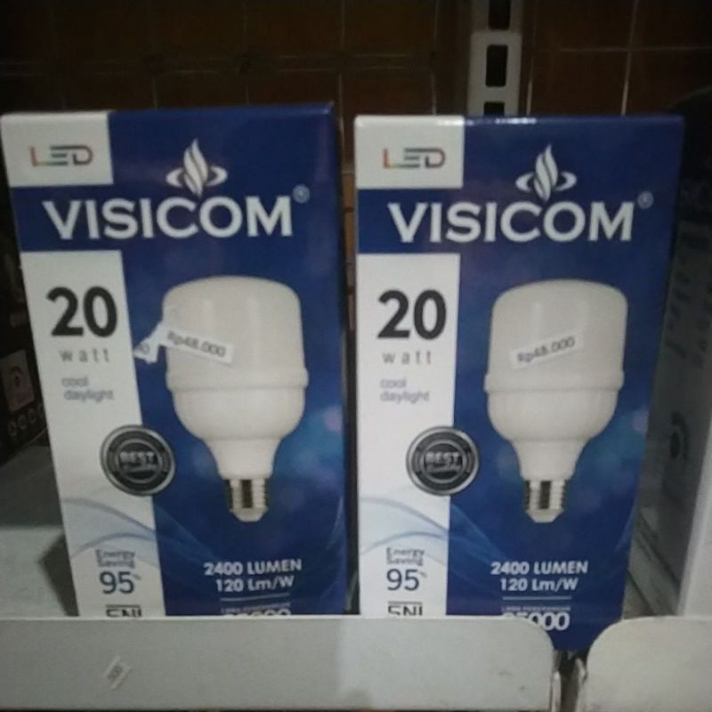 LED VISICOM 20WATT CAHAYA PUTIH 1 TAHUN