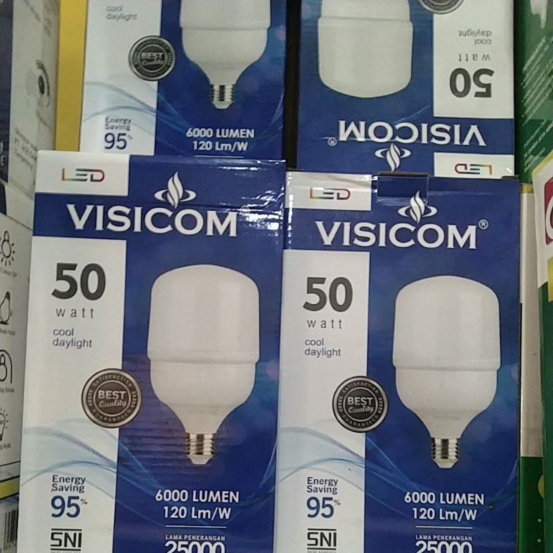 LED VISICOM 50WATT SNI GARANSI 1TAHUN PUTIH