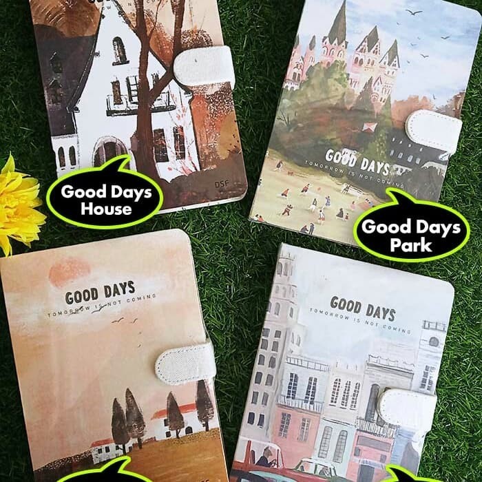

Ready Notebook / Buku Diary / Diary Fancy Hardcover Kunci Magnet - GOODDAYS