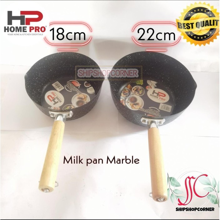 Panci susu / panci mie stainless Home pro Marble anti lengket premium
