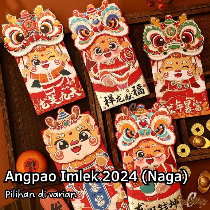 

\\\\\] Angpao Imlek Naga Dragon 2024 Angpau Hong Pao Amplop Merah Sincia CNY