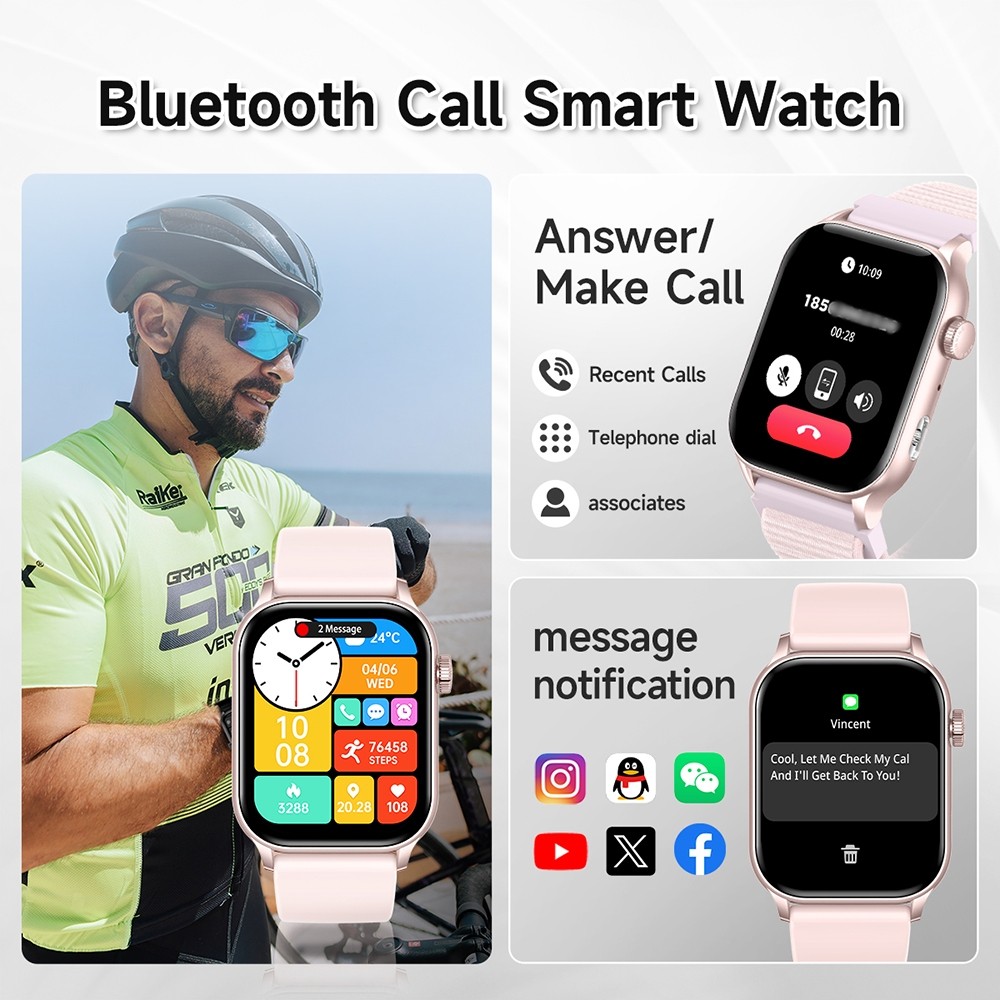 TERBARU SKMEI B58 Smartwatch Amoled Jam Tangan Pria Bluetooth Call Sleep Monitor Fitness Tracker