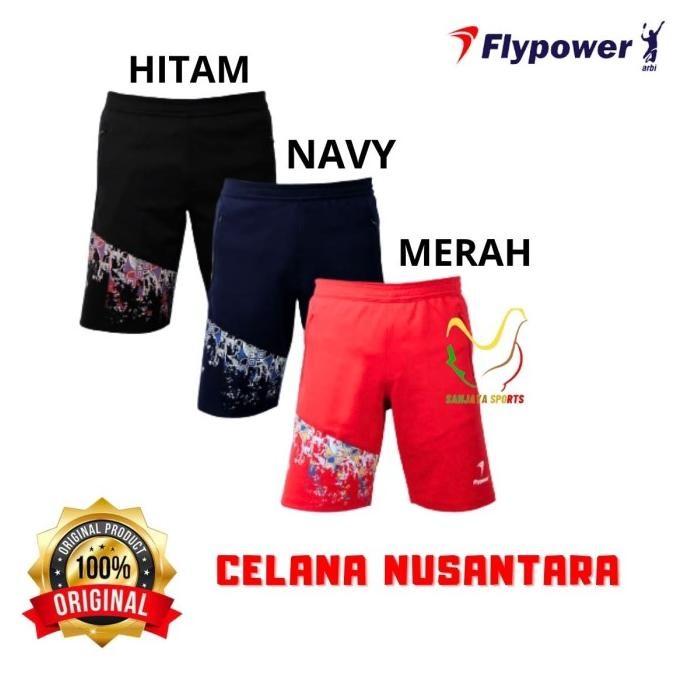 CELANA PENDEK FLYPOWER BADMINTON BULUTANGKIS FLYPOWER NUSANTARA ORIGIN Terlaris