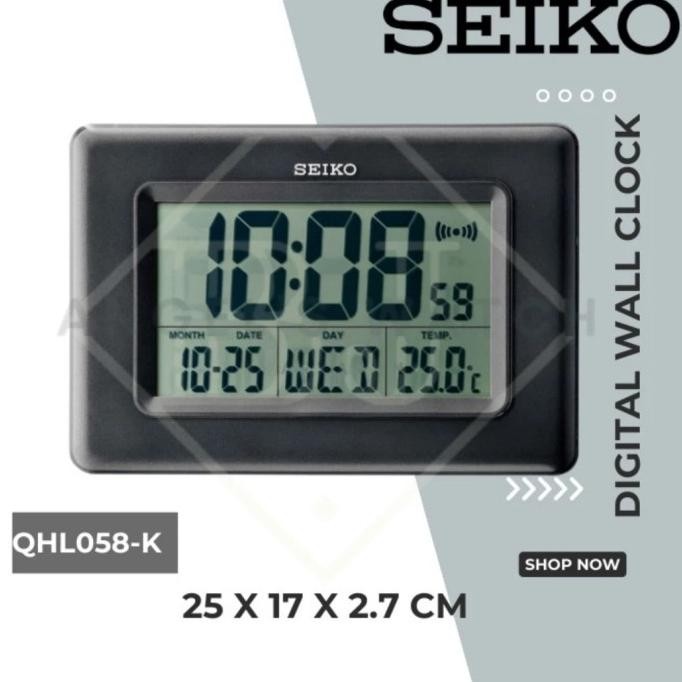 Jam Dinding Seiko Digital Qhl058