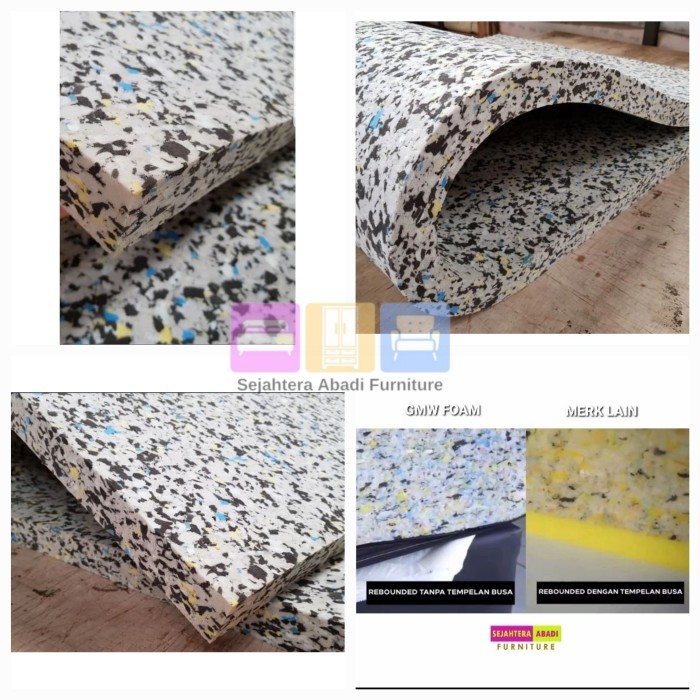 Kasur Busa Rebounded Orthopedic Zipper Banteng Gmw Foam Resleting 15Th