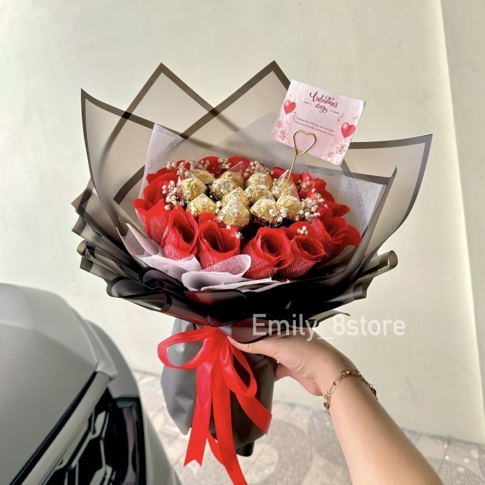

BUKET BUNGA ULANG TAHUN KADO VALENTINE ANNIVERSARY CEWEK BUKET COKLAT