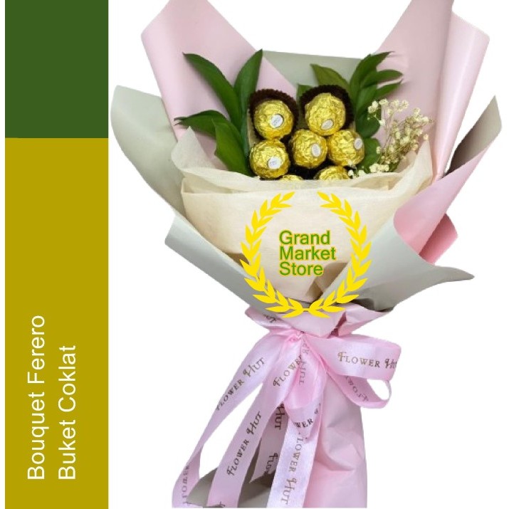 

BUKET COKLAT FERRERO ROCHER HAND BOUQUET VALENTINE BUKET FERERRO