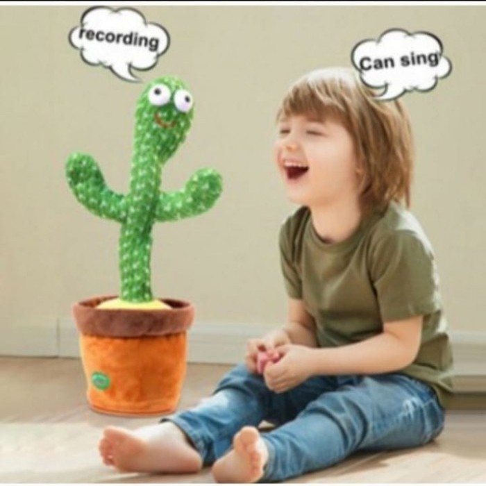 

BONEKA KAKTUS GOYANG PENIRU SUARA CACTUS DANCING TOY JOGET TIKTOK VRAL