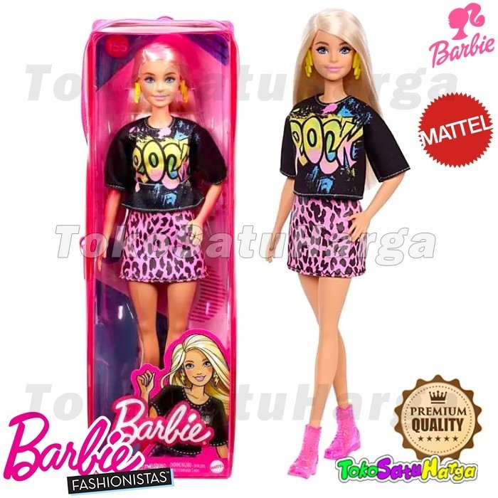 

MAINAN ANAK PEREMPUAN BONEKA BARBIE FASHIONISTAS FASHION ORI MATTEL