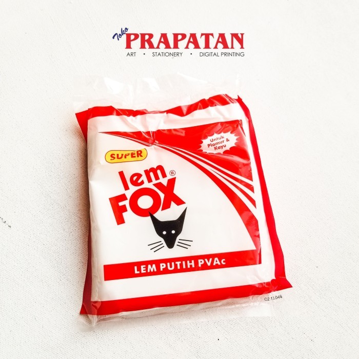 

Isi Ulang Lem Fox Putih PVAC 350g / Refill Lem Fox