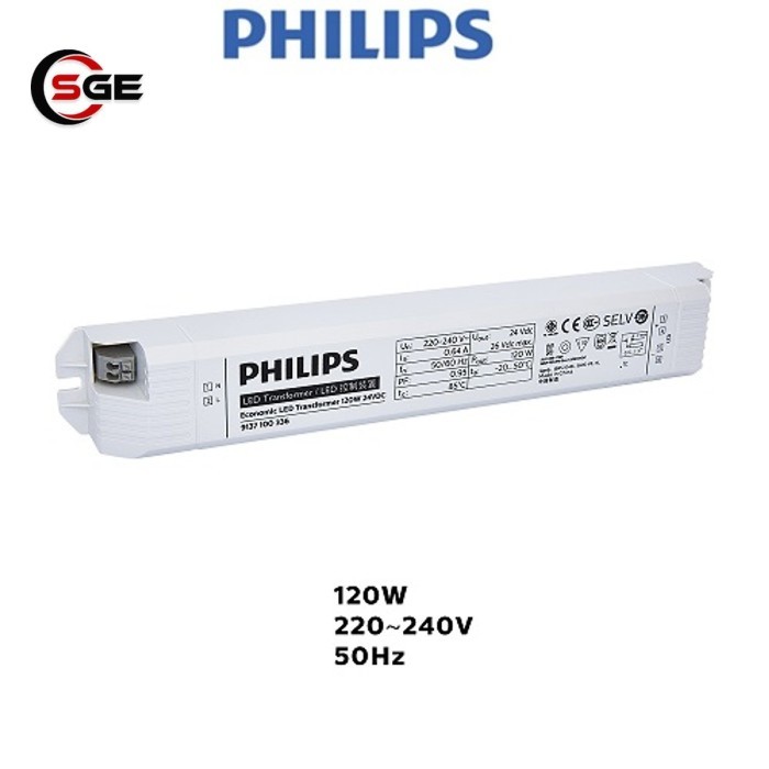 PHILIPS BALLAST Economic LED Transformer 120W 24V DC