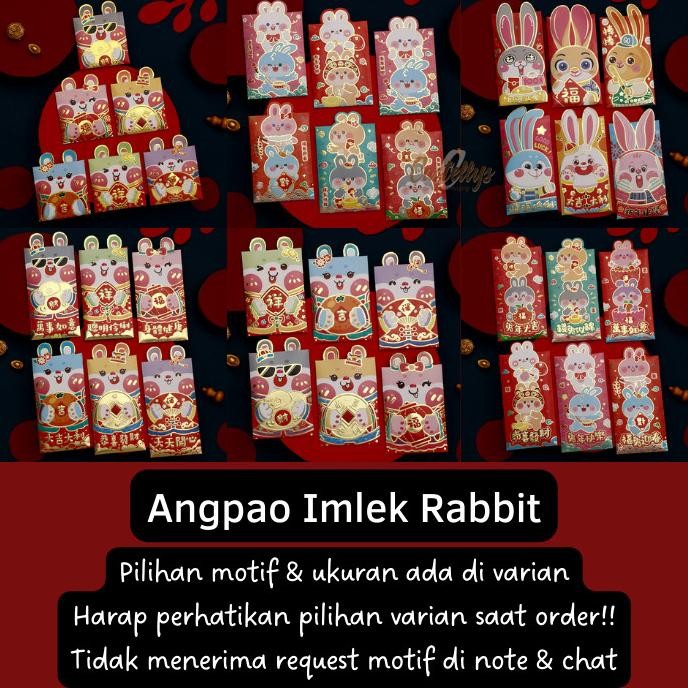 

>*>*>*>*] Angpao Imlek Rabbit Kelinci Angpau Hong Pao Amplop Merah Sincia CNY