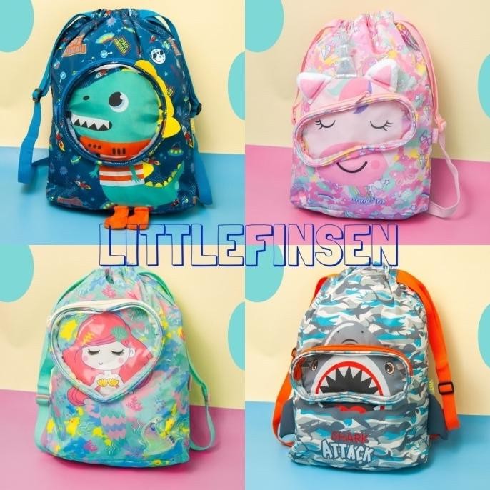 Tas renang anak waterproof/tas string bag/tas serut anak waterproof