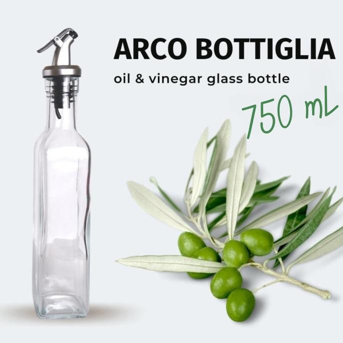 

ARCO BOTTIGLIA 1000 mL | Botol Kaca Cuka & Minyak | Oil Vinegar Bottle