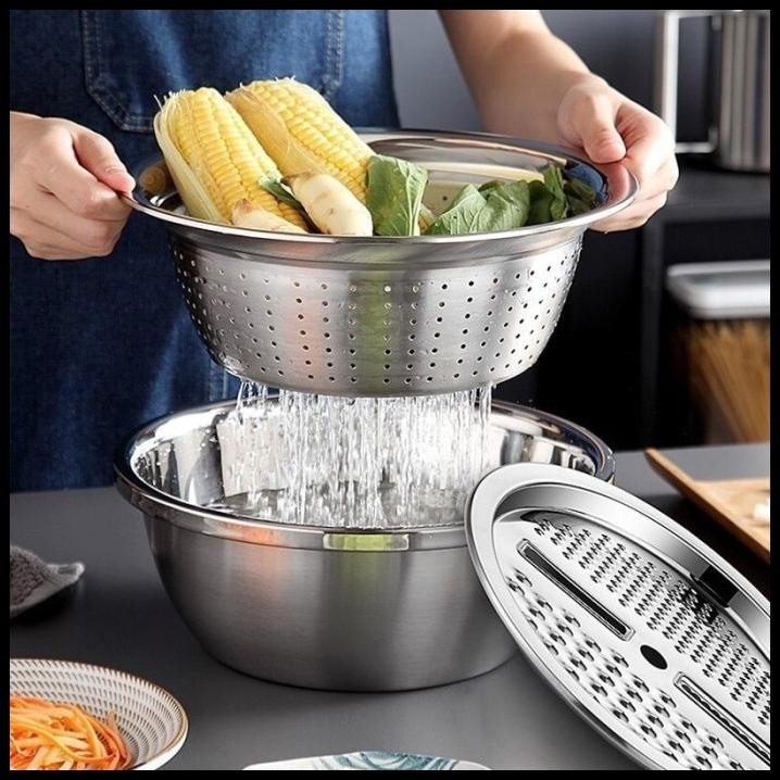 MULTIFUNCTIONAL HAPPIE CUTTER / POTONG & CUCI SAYURAN JADI PRAKTIS TH