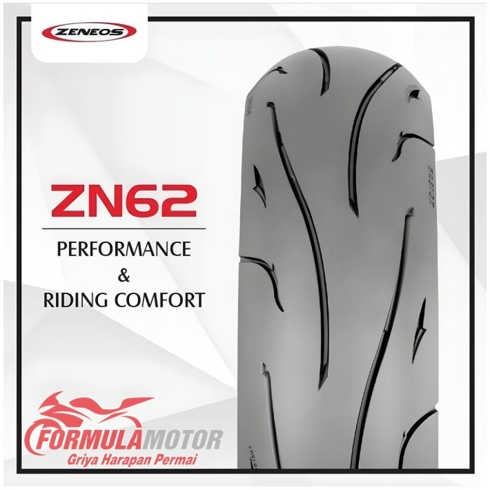 Ban Zeneos Zn62 Zn-62 Ring 17 Tubeless - Ban Motor Ring 17 Tubles #Gratisongkir #Sale #Discount