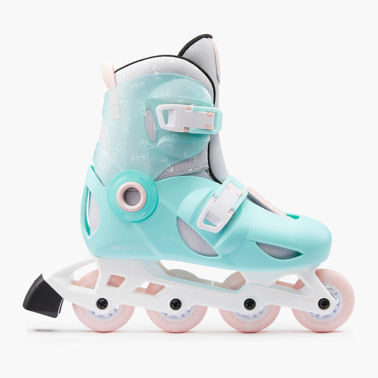 Decathlon OXELO Sepatu Roda Inline Skate Anak Play 5 Mint - 8739811