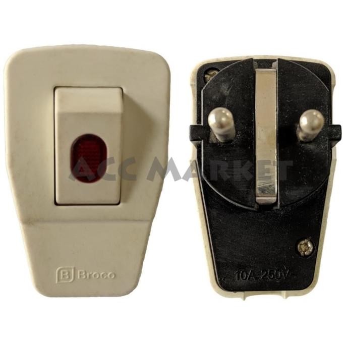 Broco Steker Colokan Saklar Lampu Arde Colok Rumah Listrik On Off Original