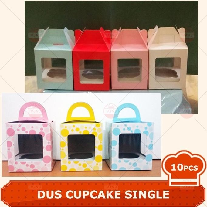 

|Bestseller| DUS / BOX CUPCAKE SINGLE - 10PCS