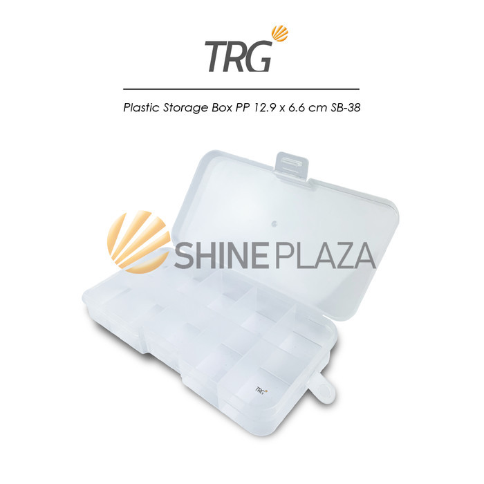 

TRG PLASTIC STORAGE BOX PP 10 SEKAT 12.9 X 6.6 SB-38 - TEMPAT PENYIMPANAN KOTAK PLASTIK KECIL