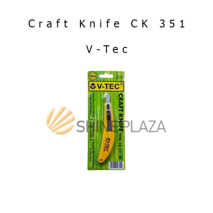

V-TEC CRAFT KNIFE TYPE CK 351 SB - PISAU CUTTER PLASTIK ACRYLIC