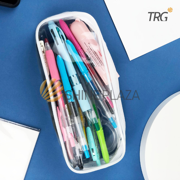 

TRG PLASTIC POUCH PVC ZIPPER PENCIL CASE PC-285 - TEMPAT KOTAK PENSIL TAHAN AIR ALAT TULIS