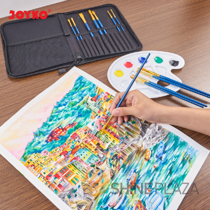 

ART BRUSH SET ALAT LUKIS KUAS CAT AIR MINYAK ACRYLIC JOYKO BRS-7