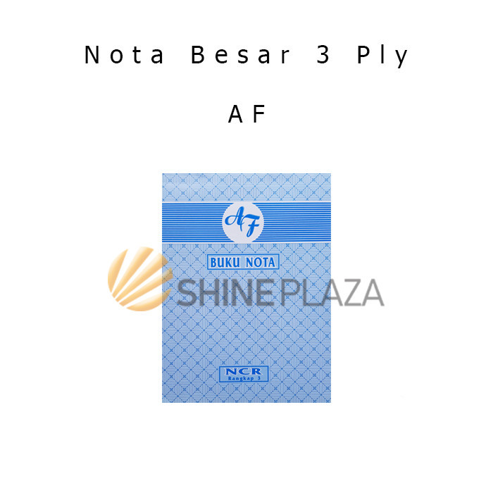 

BUKU NOTA KONTAN BESAR 3 PLY - BUKU NOTA RANGKAP 3 BESAR AF