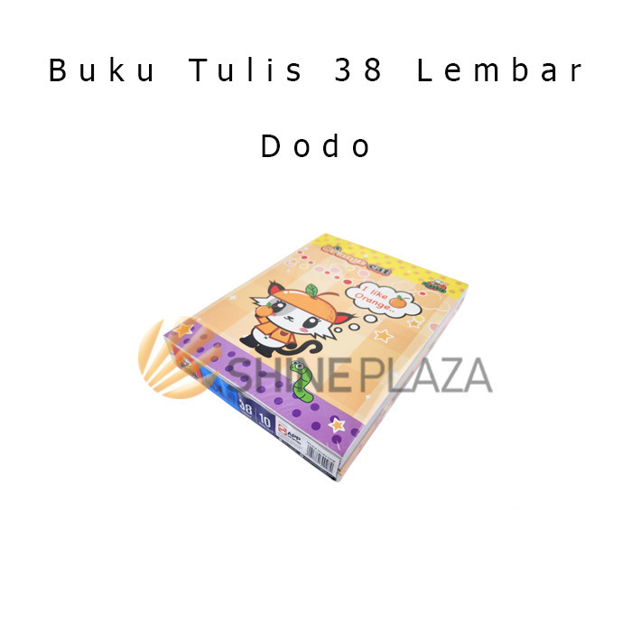 

BUKU TULIS SEKOLAH ANAK DODO 38 LEMBAR 1 BUAH BY SIDU SINAR DUNIA