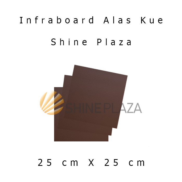 

INFRABOARD CAKE BOARD ALAS TATAKAN KUE IMPRABOARD KOTAK 25 X 25 CM