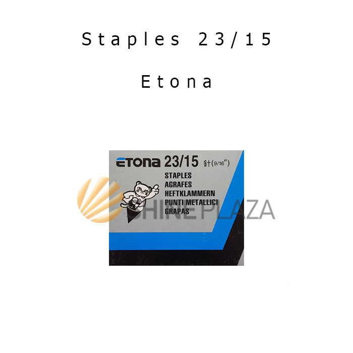

REFILL STAPLES ETONA 23/15 - ISI HEKTER STAPLER STEPLER JEPRETAN