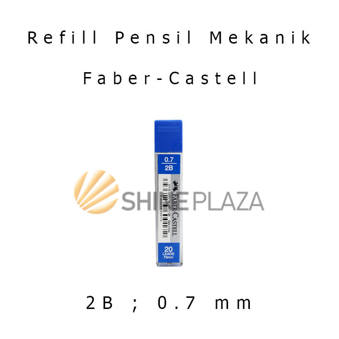 

REFILL ISI PENSIL MEKANIK FABER CASTELL 2B 0.7MM - PENCIL LEAD 0,7 MM