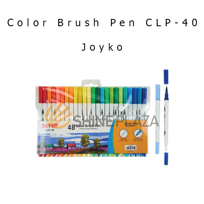 

COLOR BRUSH PEN JOYKO 48 COLORS CLP-40 PENA SPIDOL KUAS WARNA
