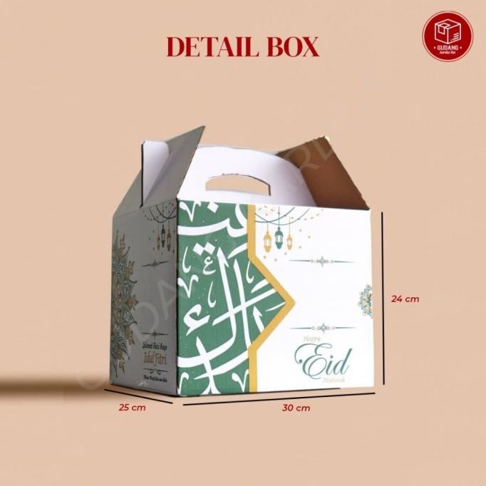 

Mubarak| Box Parcel Jinjing "HARI RAYA IDUL FITRI" (30 x 25 x 24 cm) (Jinjing)