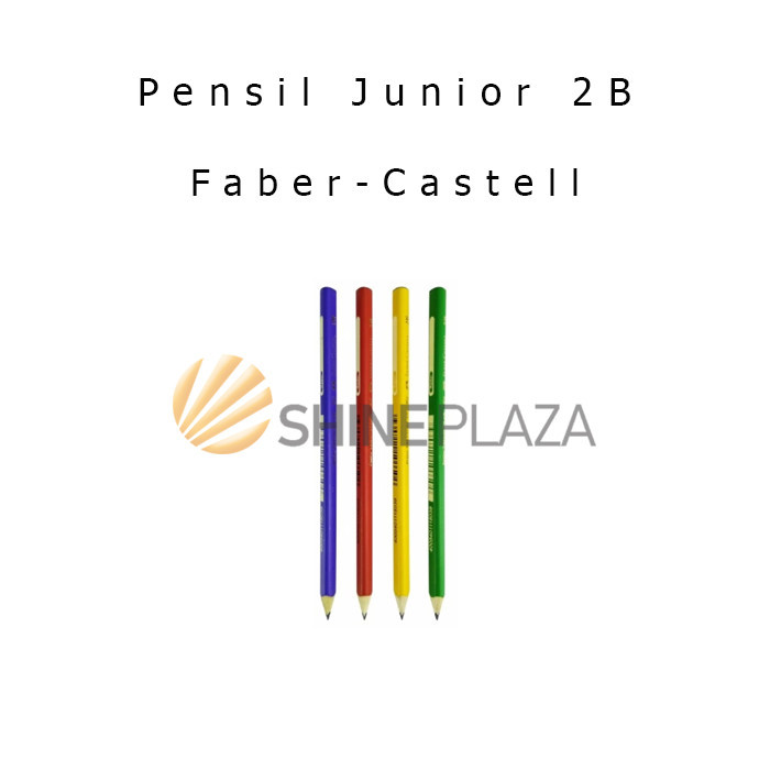 

PENSIL SEGITIGA FABER CASTELL JUNIOR - PRE SCHOOL GRIP PENCIL 2B