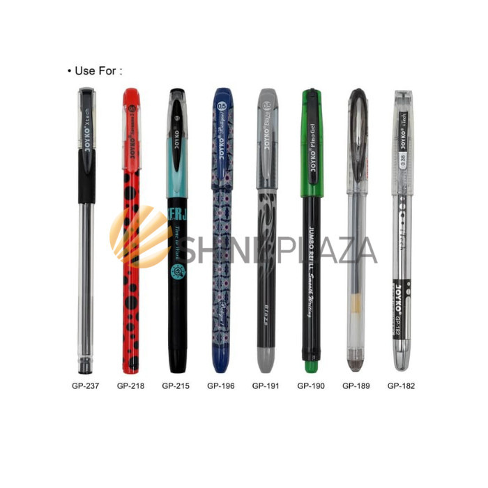 

REFILL PULPEN GEL JOYKO GPR-203 0.5MM ISI BOLPEN PENA GEL HITAM 0,5 MM